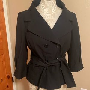 Worthington black blazer with tie